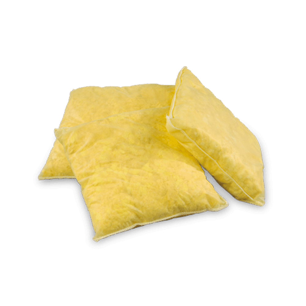 Hazmat Sorbent Pillow, 18″ x 18″, Yellow, 15 Gallon, Pack of 10, PSP100 ...